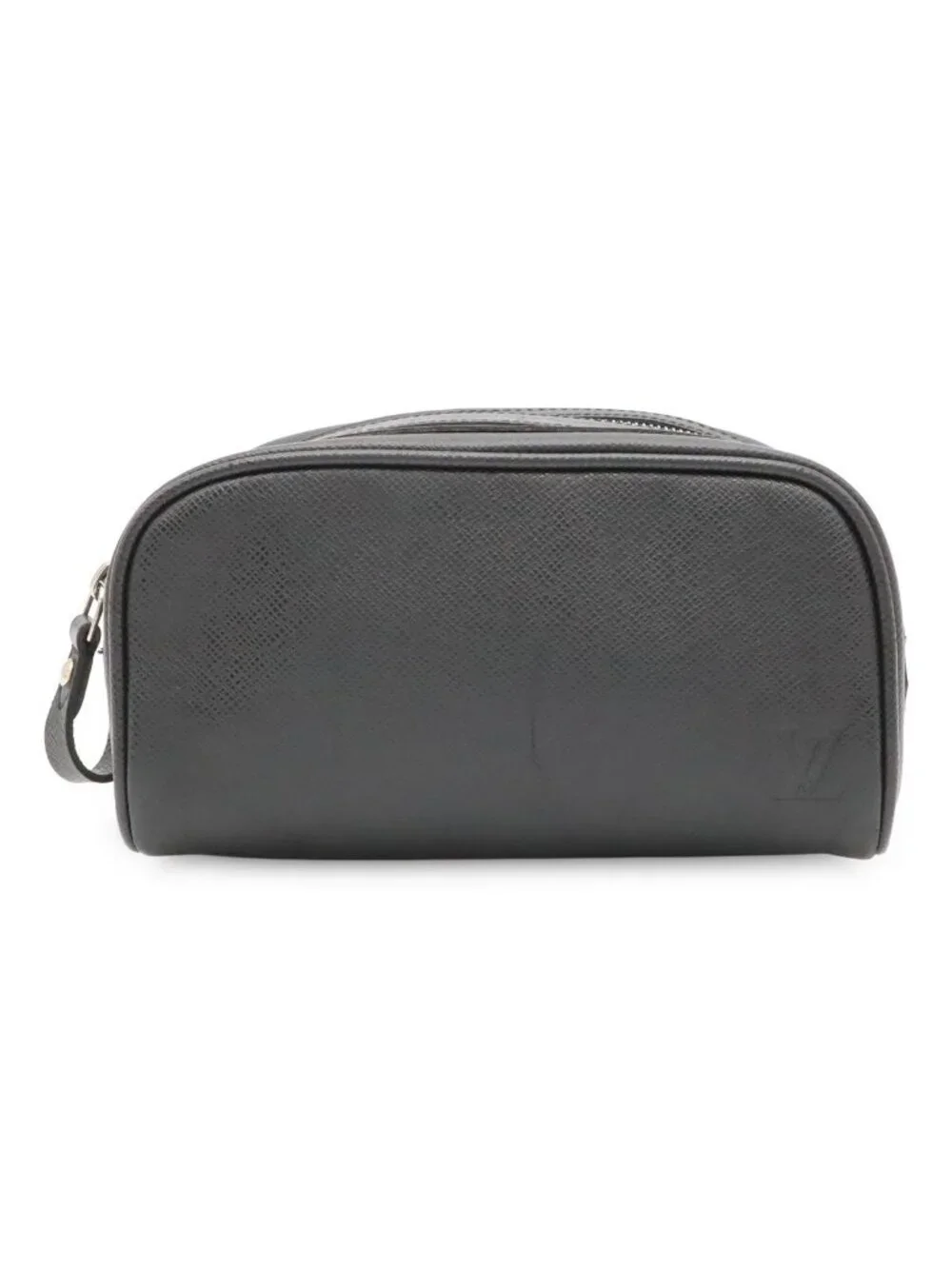 Louis Vuitton Taiga Trousse Yvan Clutch Pouch Leather Ardoise Black